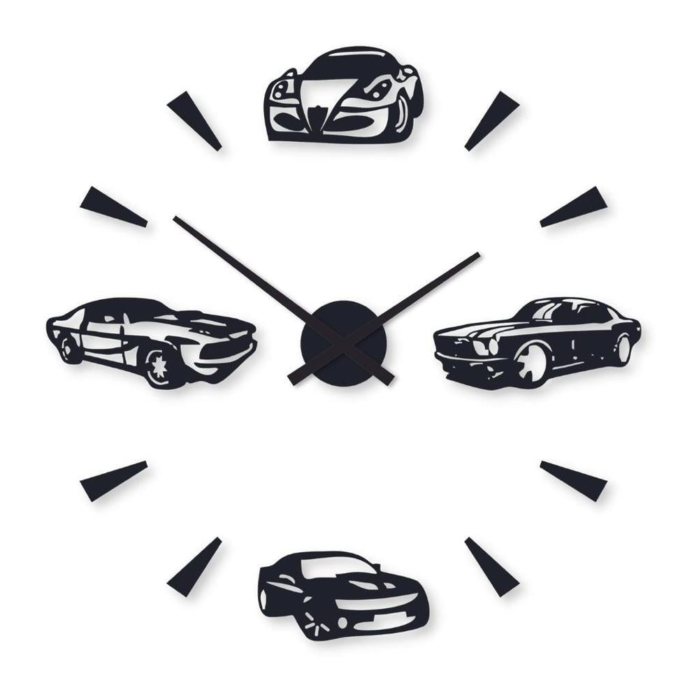 Car Calligraphy Wall Clock