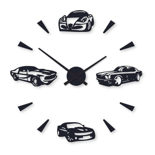 Car Calligraphy Wall Clock